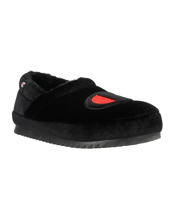 Pantuflas Champion Mujer - Varsity Velvet ( Negras ) 5198427-MP